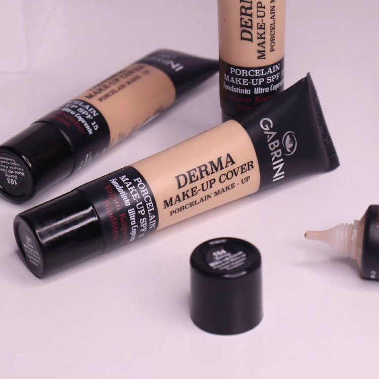 کرم پودر مات گابرینی 24 ساعته مدل Derma با حجم40mil