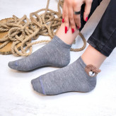 جوراب مچی زنانه طرح گوشدار خرسی تدی بوکله