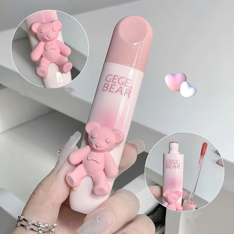 رژ لب مایع خرسی کره ای gege bear